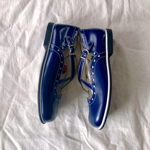 NIB Authentic Gucci Girl Leather Ballerina Mary Jane Flats - Picture 4 of 7